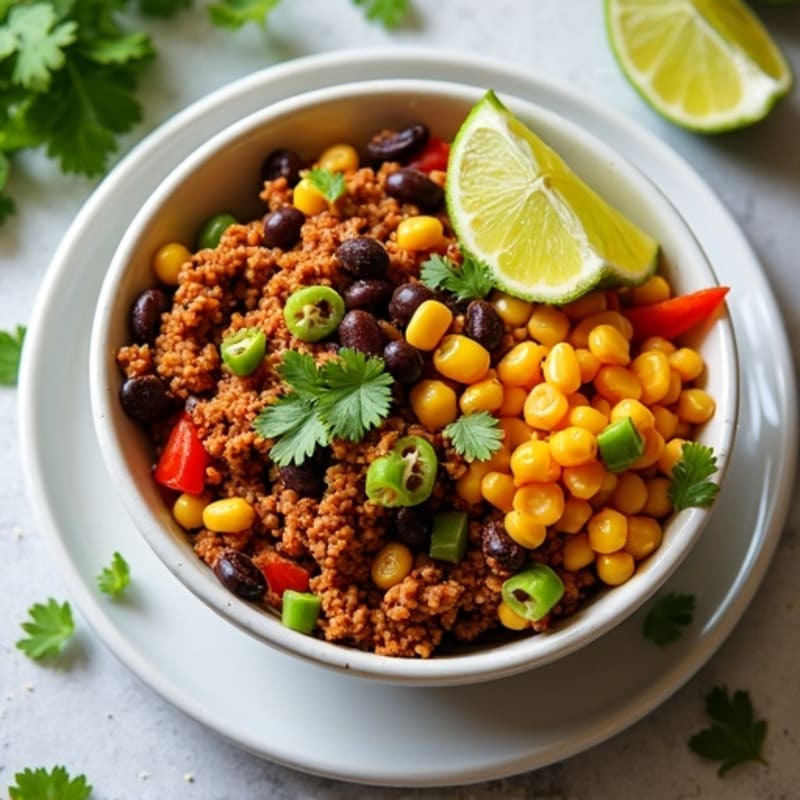 Sheet Pan Chili-Lime Turkey Taco Bowls