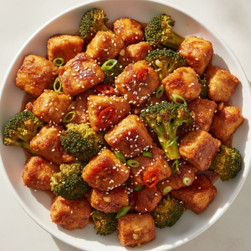 General Tso's Inspired Chicken Stir-Fry