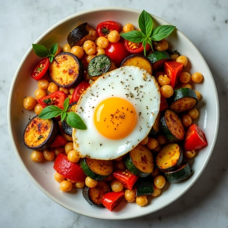 Roasted Ratatouille Vegetables with Fresh Herbs