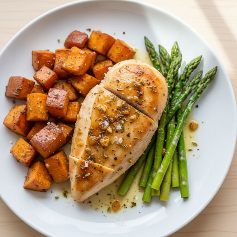 Garlic Herb Roasted Chicken Breast