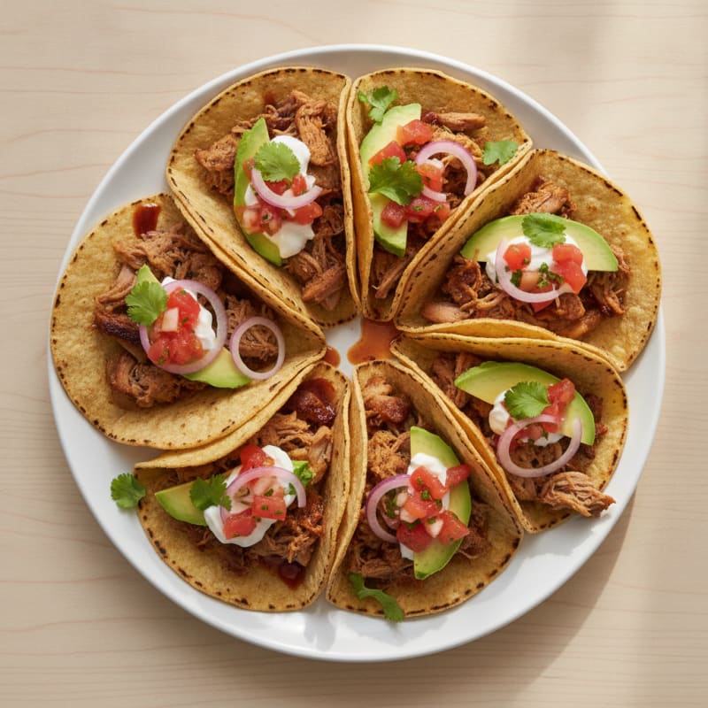 Slow-Cooked Pork Carnitas Tacos