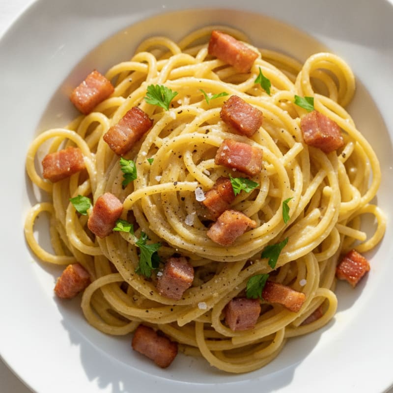 Classic Carbonara with Pancetta