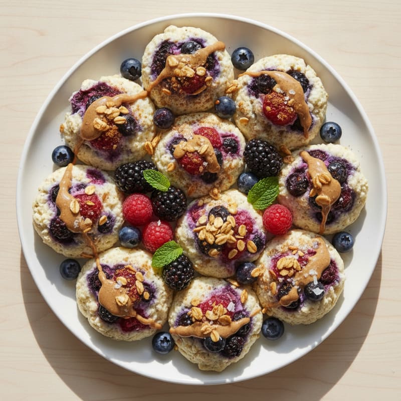 Berry Yogurt Egg White Bites