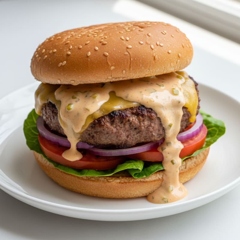 Classic Cheeseburger with Secret Sauce