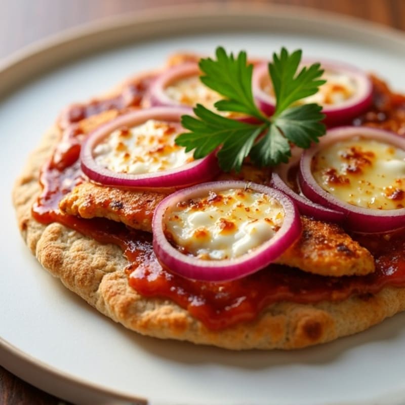 Crispy BBQ Chicken Flatbread Pizza