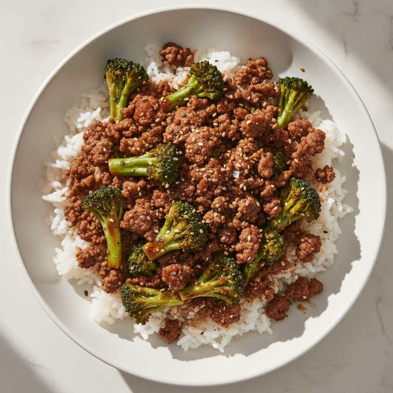 Beef and Broccoli Rice Bowl
