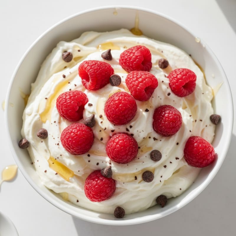 Greek Yogurt Protein Mousse with Berries