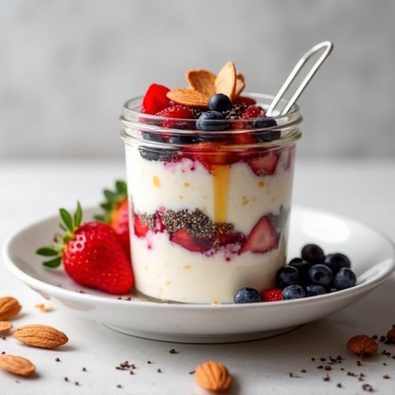 Cottage Cheese and Berry Protein Parfait