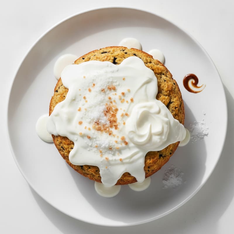 High-Protein Vanilla Bean Breakfast Cake