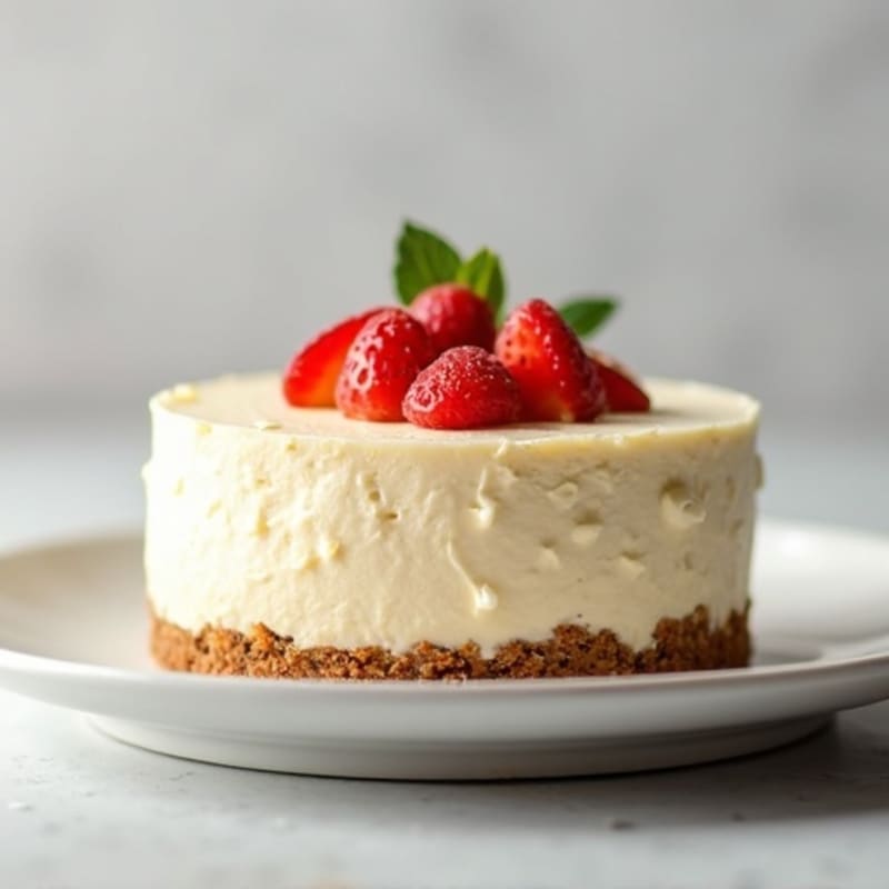 Creamy Greek Yogurt Protein Cheesecake