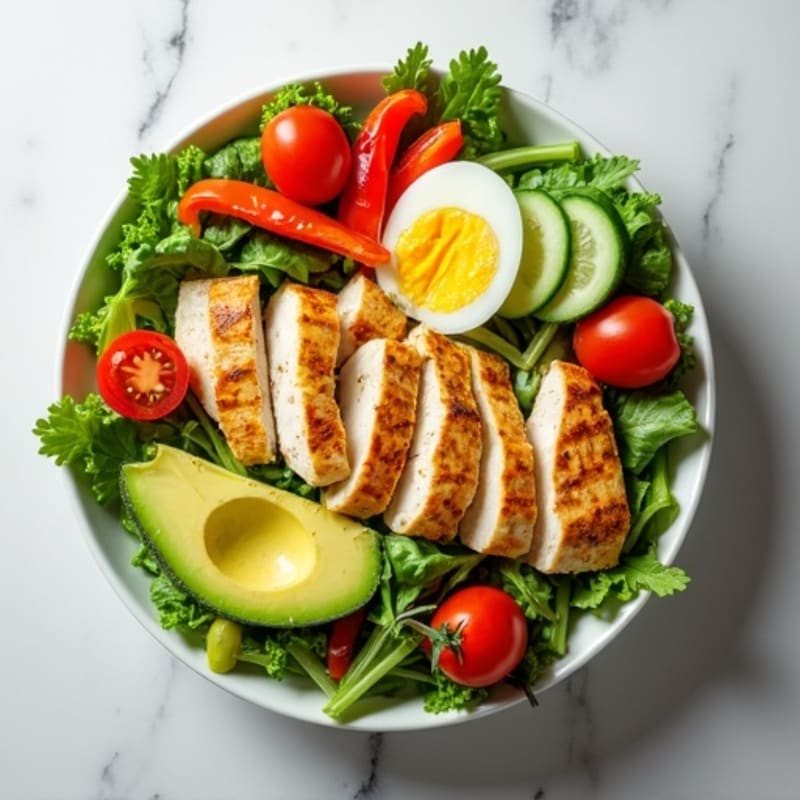 Crisp Avocado Salad Bowl