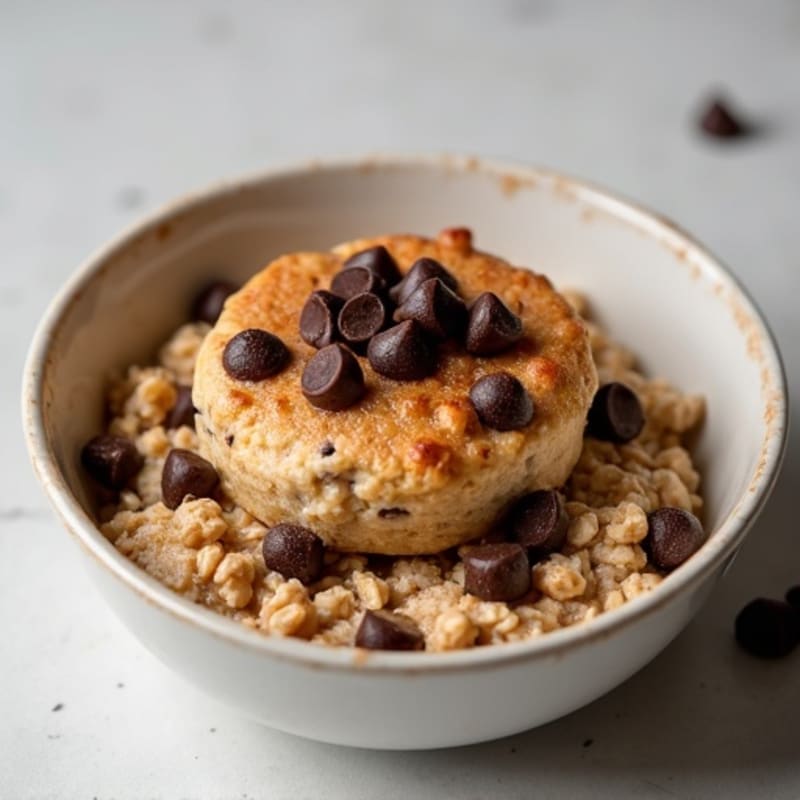 Soft Baked Chocolate Chip Protein Oatmeal