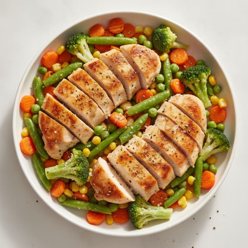 Pantry-Staple Chicken and Vegetable Skillet
