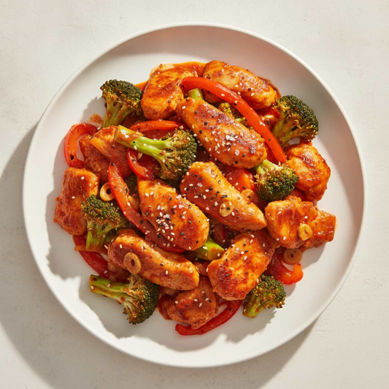 Spicy Gochujang Chicken Stir-Fry