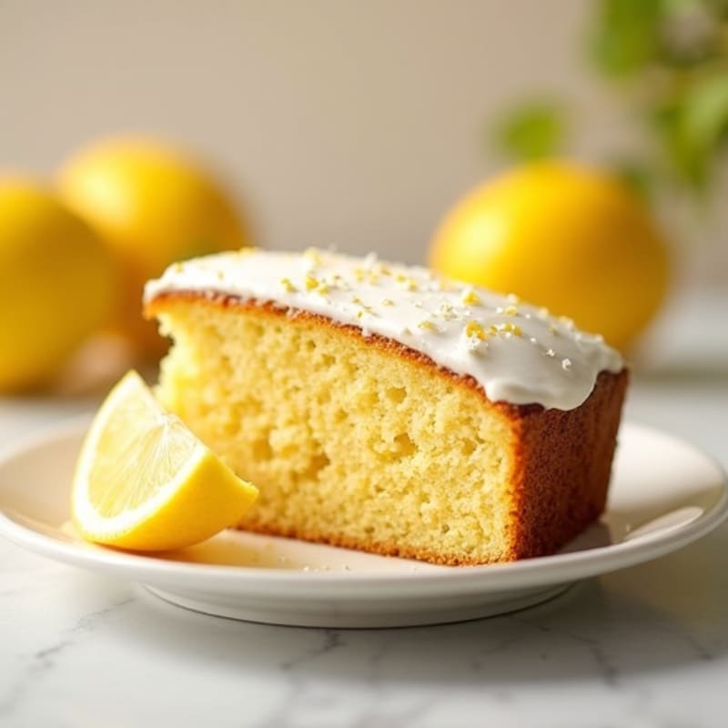 Healthy Moist Lemon Olive Oil Cake