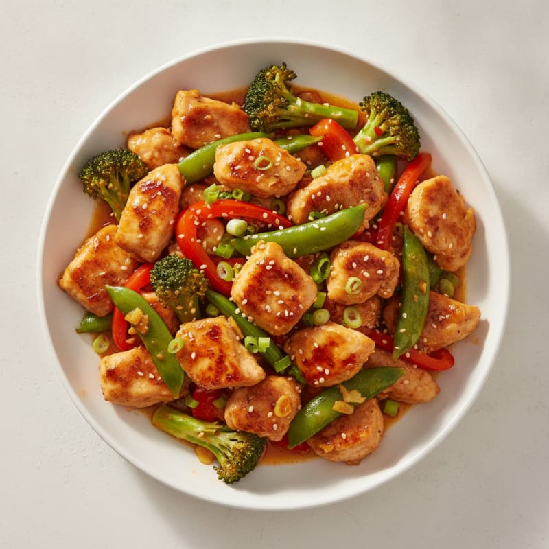 Orange Glazed Chicken Stir-Fry