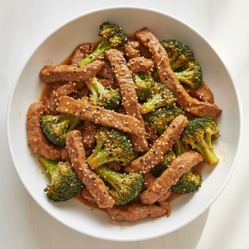 Sesame Beef and Broccoli Stir-Fry