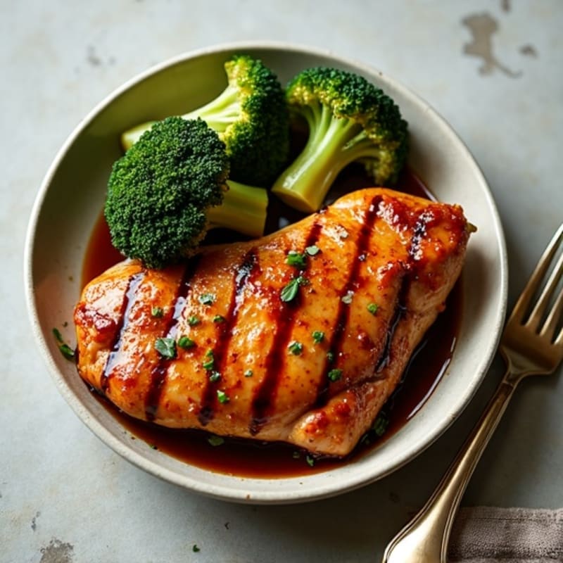 Sheet Pan Teriyaki Chicken with Roasted Broccoli