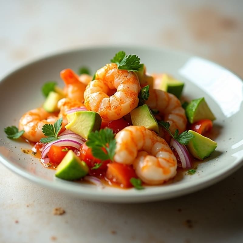 Fresh Zesty Shrimp and Avocado Ceviche