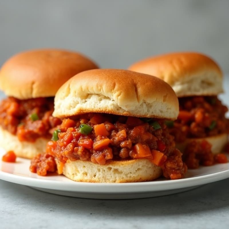 Lean Turkey Sweet Potato Sloppy Joe Sliders