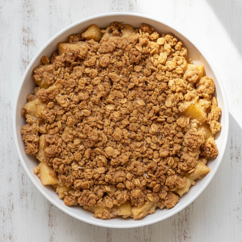 Baked Apple Cinnamon Oat Crumble
