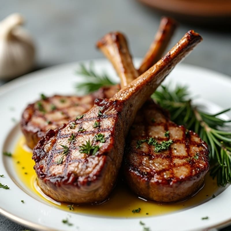 Grilled Herb Lamb Chops