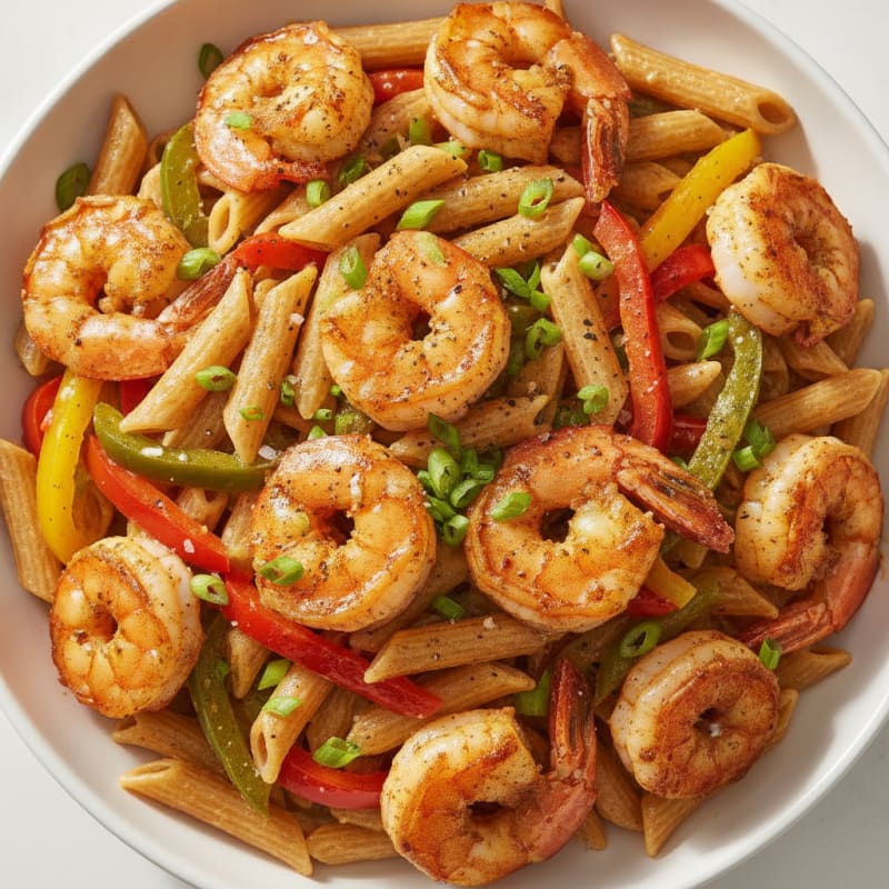 Jerk Shrimp Rasta Pasta