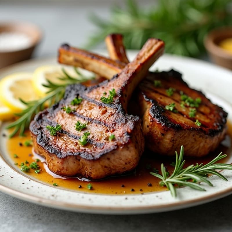 Grilled Herb Lamb Chops