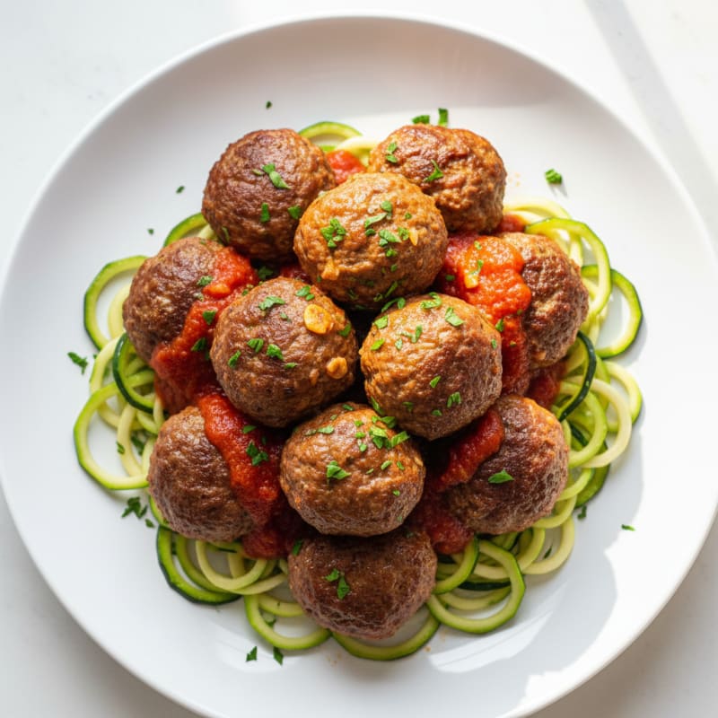Tender Herb-Roasted Beef Meatballs