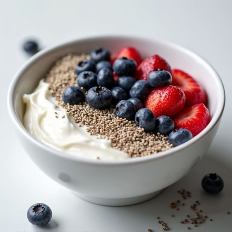 Creamy High-Protein Cottage Cheese Greek Yogurt Bowl