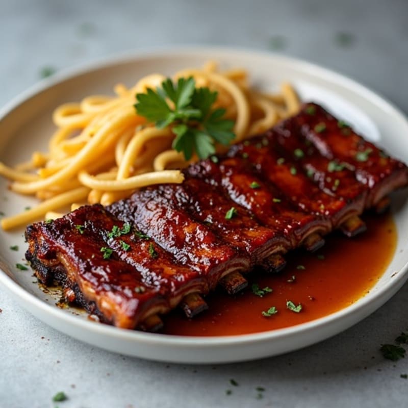 Tender Oven-Roasted Baby Back Ribs with Smoky BBQ Glaze