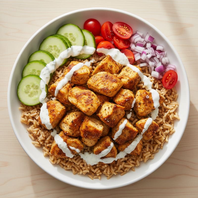 Chicken Shawarma Rice Bowl