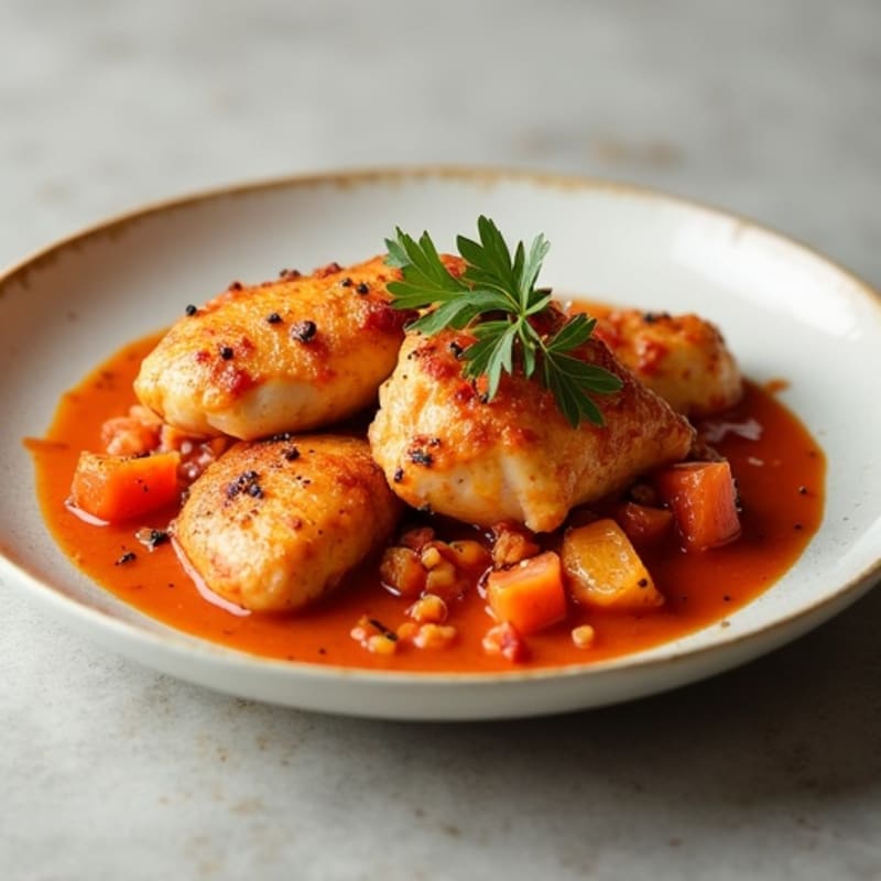 Creamy Spiced Tomato Chicken