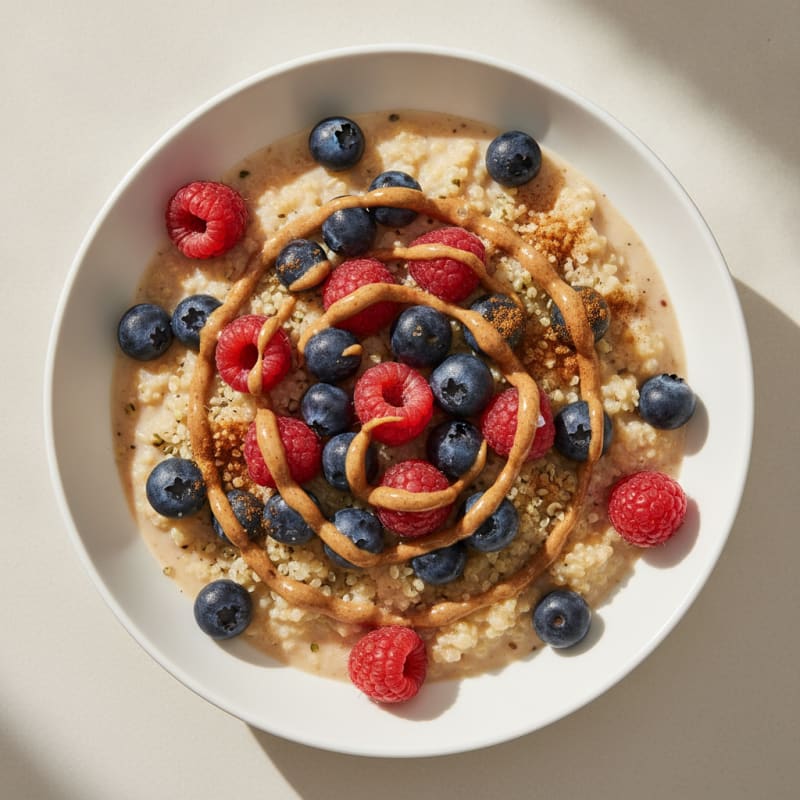 Quinoa Berry Breakfast Bowl