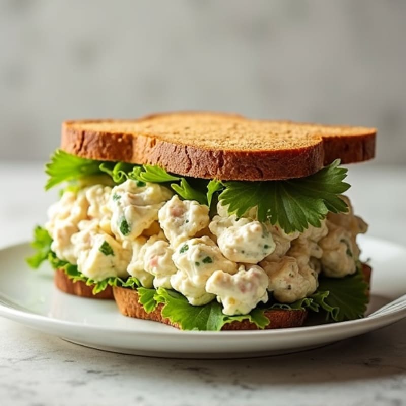 Creamy Dill Chicken Salad Sandwich