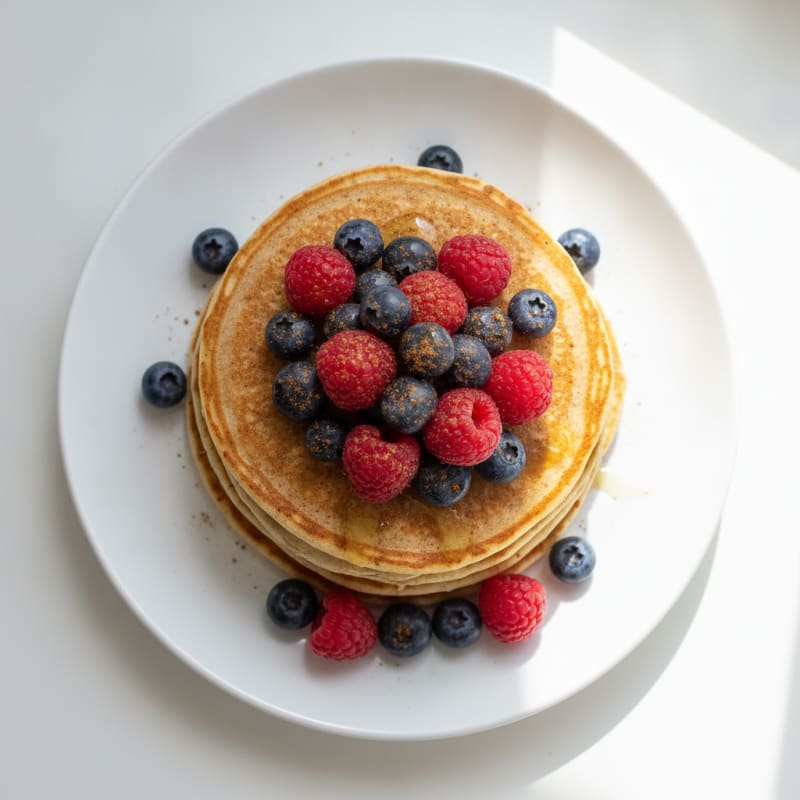 Kodiak Buttermilk Protein Pancakes with Berries