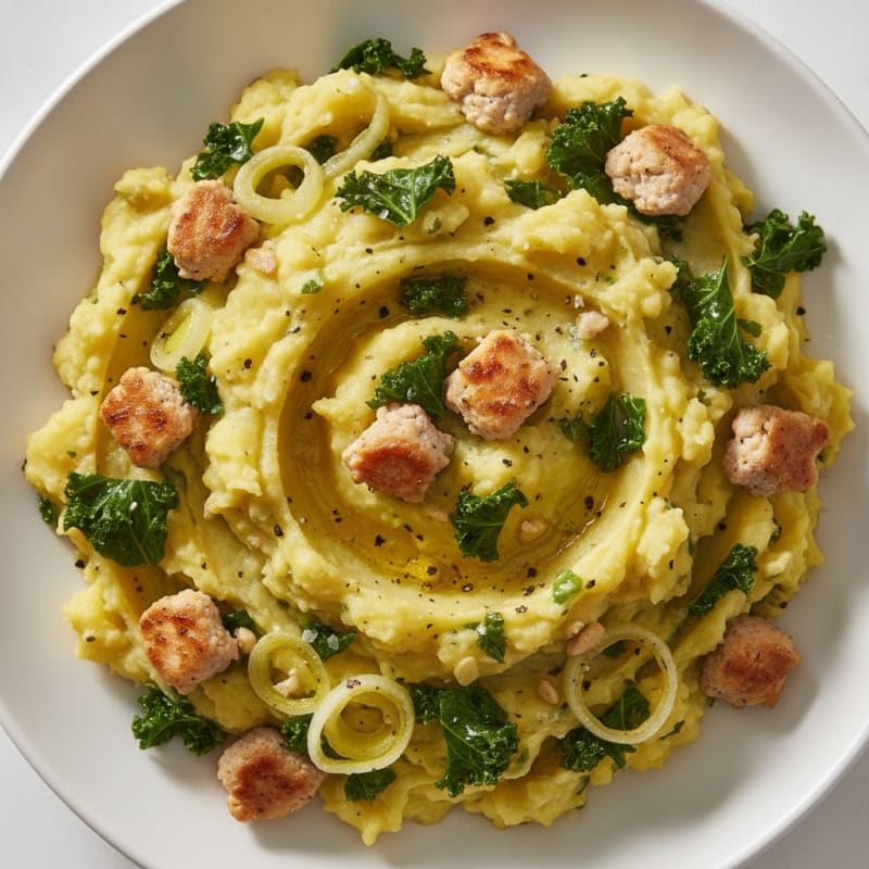 Creamy Irish Colcannon with Leeks