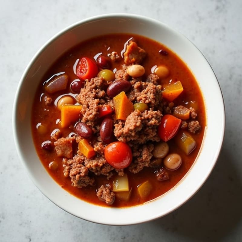Hearty Slow Cooker Lean Beef Chili