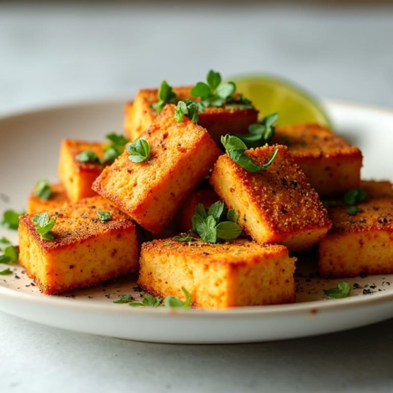 Crispy Jerk-Spiced Tofu