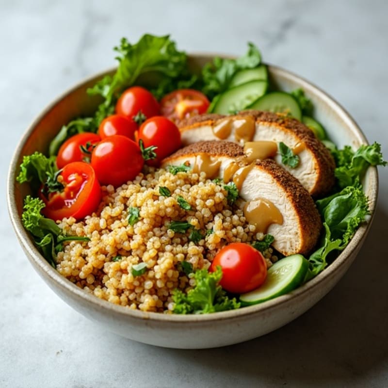 Herb-Spiced Chicken Shawarma Bowl