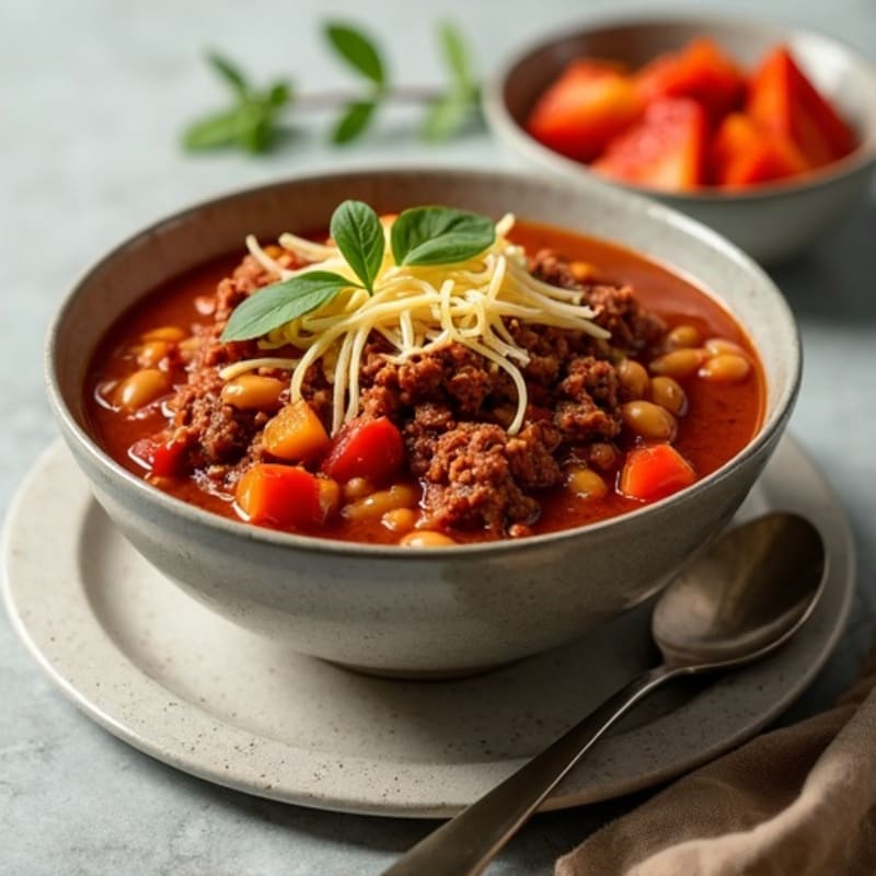 Hearty Lean Beef and Bean Chili