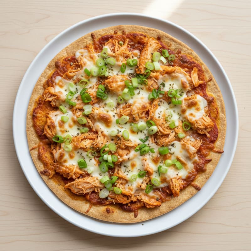 Buffalo Chicken Scallion Pizza