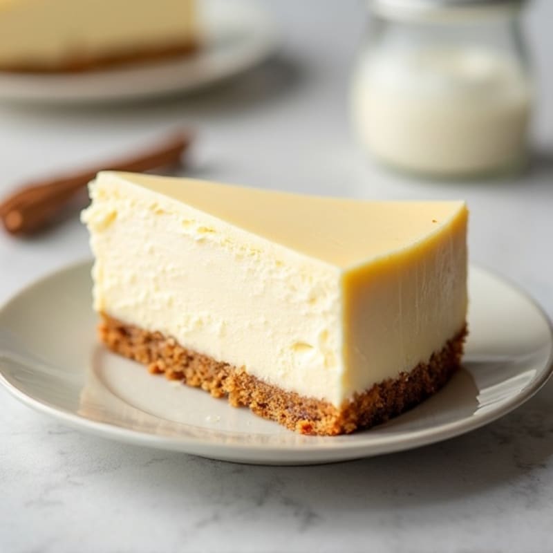 Creamy Greek Yogurt Protein Cheesecake
