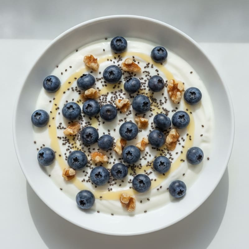 Silky Greek Yogurt with Chia Seeds