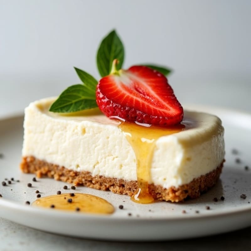 Creamy Greek Yogurt Protein Cheesecake