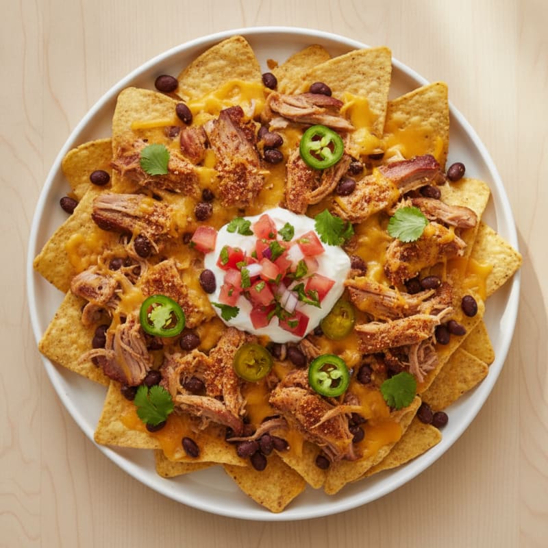 Smoky Pulled Pork Nachos