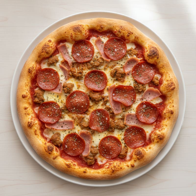 Stuffed Crust Meat Lovers Pizza