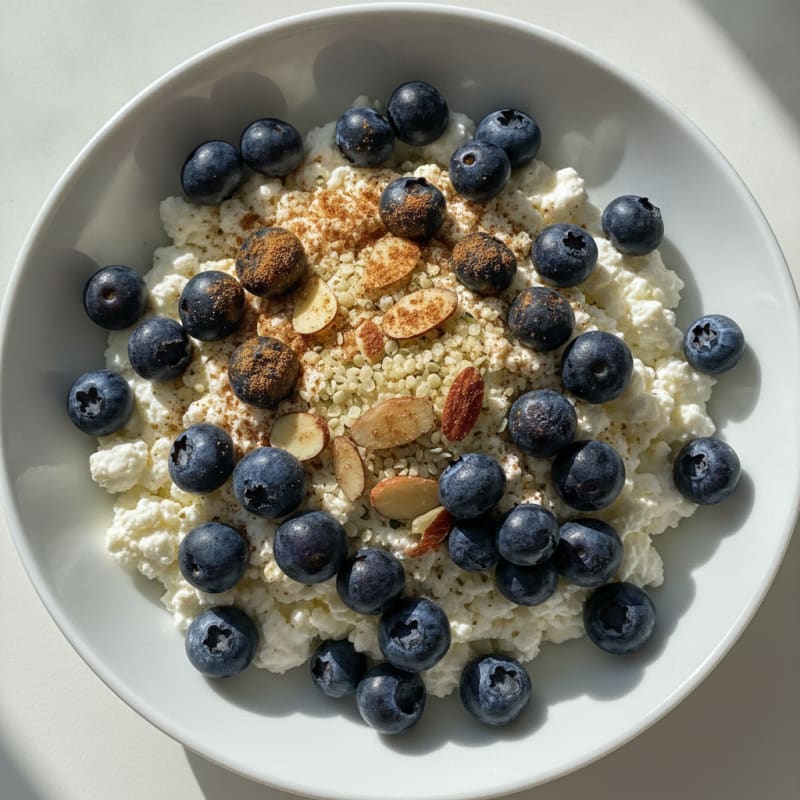 Cottage Cheese and Berry Protein Bowl