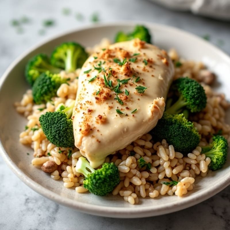 Creamy Chicken and Wild Rice Bake
