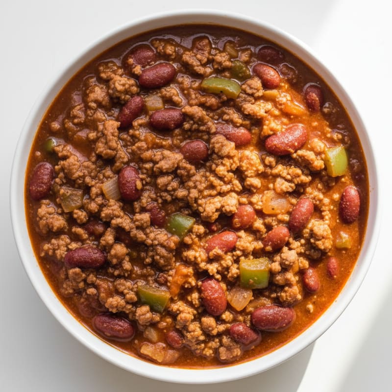 Hearty Slow Cooker Beef Chili